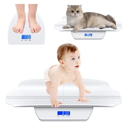 Pet Scale Baby Digital Scale Sturdy Weight Scale lb/kg/oz Mode LCD Display Scale with Weighing Tray Tare Hold Function