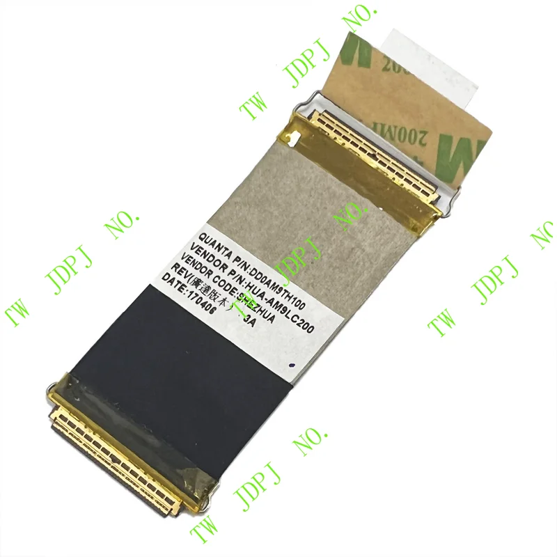 PJSE Audio USB Board I/O Cable For Dell Inspiron 15 7559 DD0AM9TH100 0WC976 40PIN