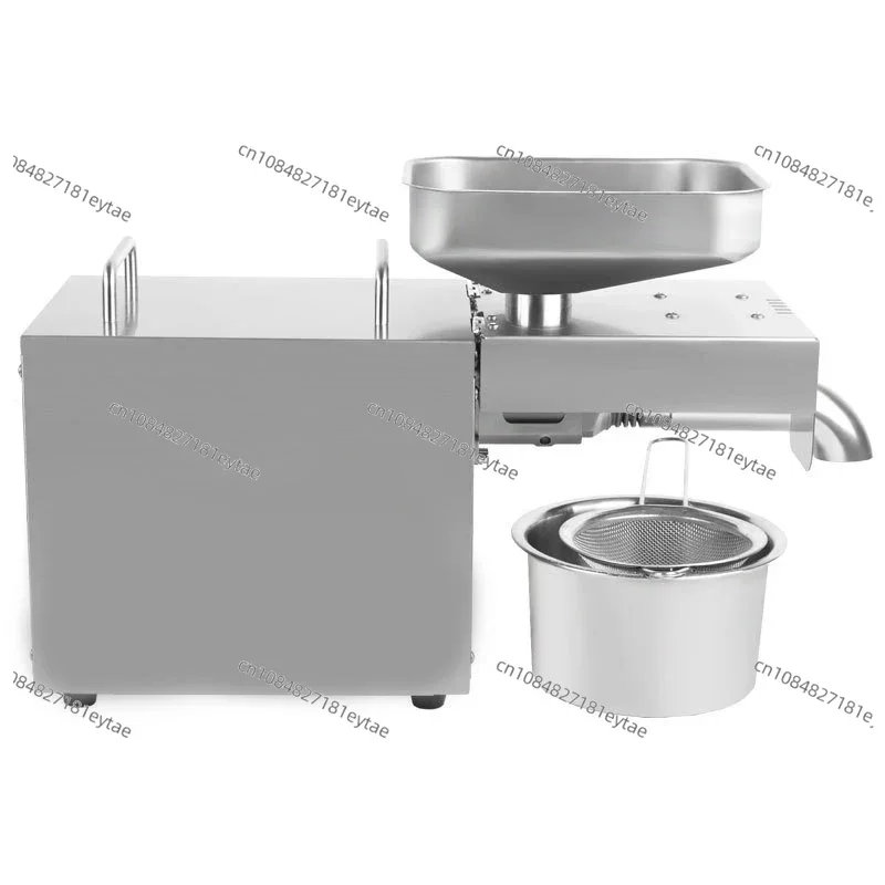 Oil Press Automatic Household Flaxseed Peanut Oil Press Temperature Control Oil Press 600W (MAX) Configuration plug