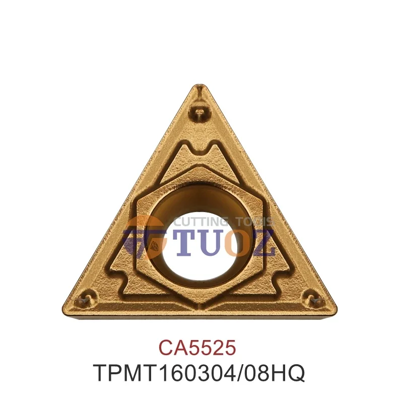 Inserção do Carboneto para a Usinagem do Revestimento Cortador do Torno do Cnc Tpmt 160304 160308hq Tpmt160304hq Tpmt160308hq Ca5525 100 Original