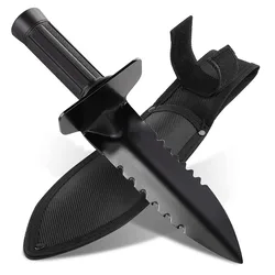 Garden Shovel Portable Shovel Multifunction Iron / Stainless Steel Survival Spade Trowel Camping Outdoor Dig Soil Tool Dropship