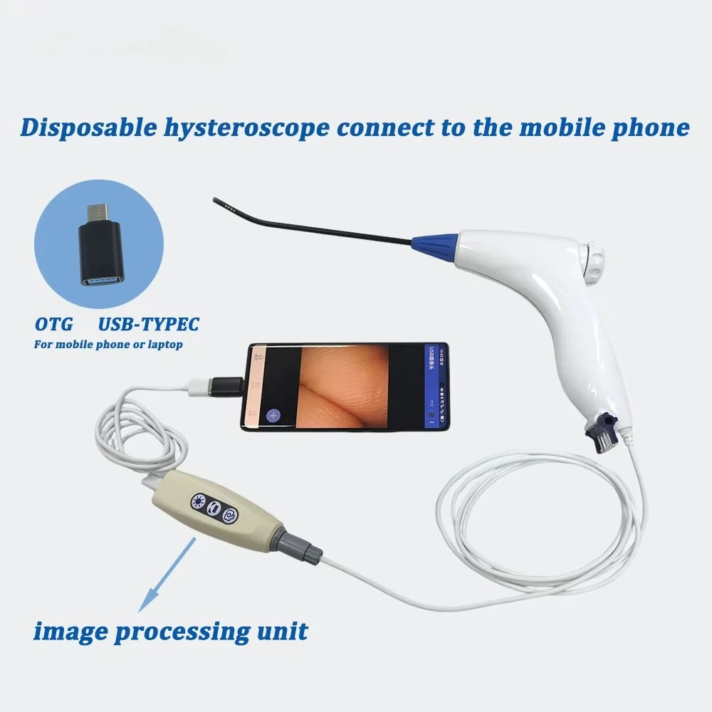 Disposable Digital Veterinary Hysteroscope, real‑time imaging for animal clinical surgical examination