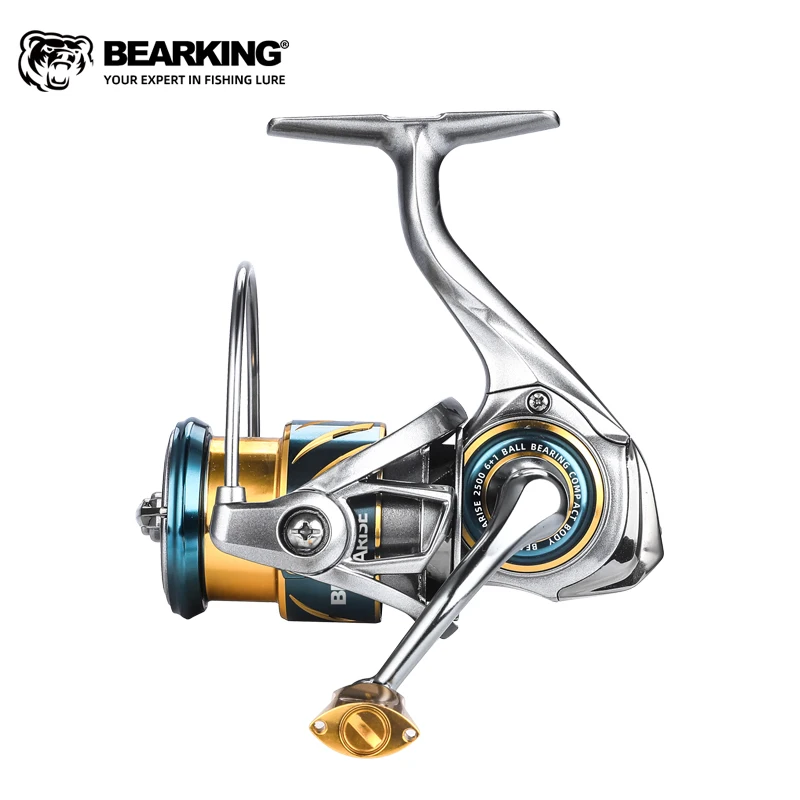 BEARKING Brand new arrival Stainless steel bearing 5.1:1 Fishing Reel  Drag System 20Kg Max Power Spinning Wheel Fishing Coil