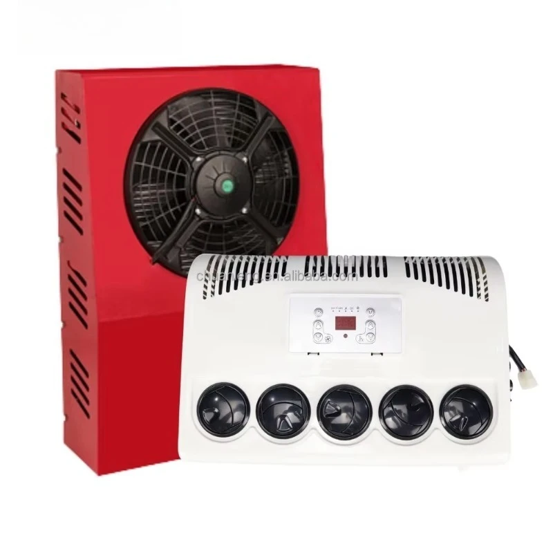 

Wholesale DC 12V AC Unit RV Air Conditioner Mini Split Parking Air Conditioner for Trucks Motorhome Low Noise Energy Saving