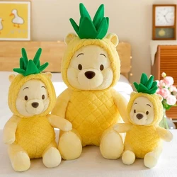 70cm Disney Pineapple Winnie The Pooh Pupu Bear Plush Toy Sleeping Pillow Cute Cartoon Soft Plushies Doll Children Birthday Gift