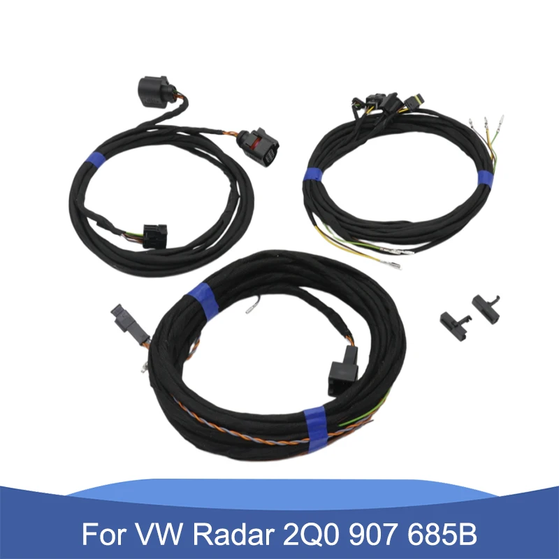 For VW Radar 2Q0 907 685B Side Assist Lane Change Blind Spot Assist Wire Cable Harness
