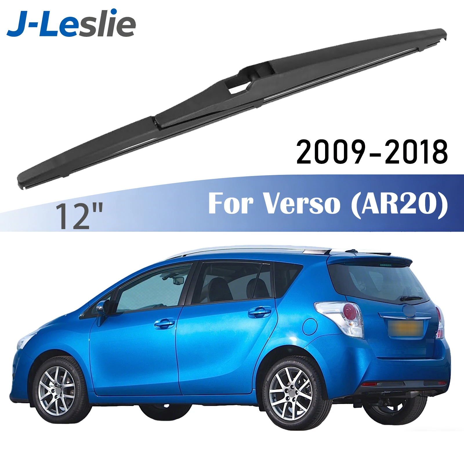 

12" Rear Wiper Blade For Toyota Verso AR20 2009-2018 Windshield Windscreen Wipers Washer Window Rain Brushes Accessories