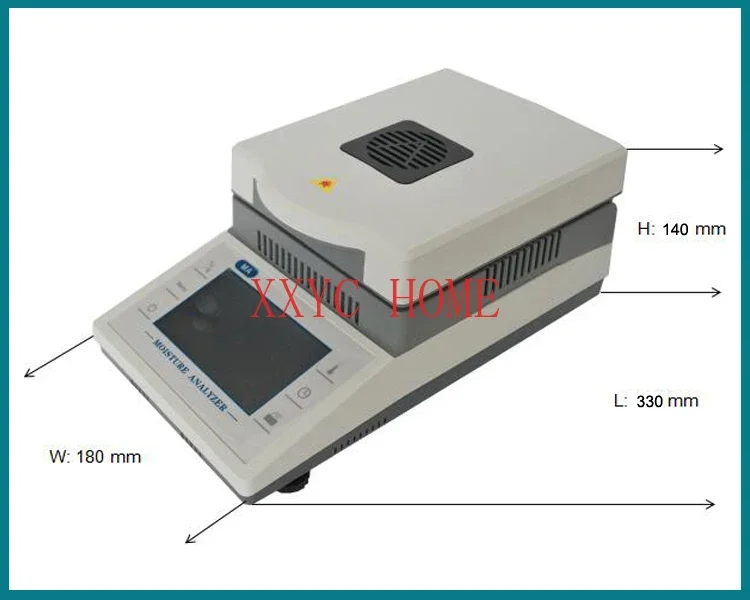 110g 0.001g 0.01% Reliable Faster Precision Touch Screen 50g 1MG Laboratory Halogen Testing Meter Analysis Moisture Analyzer