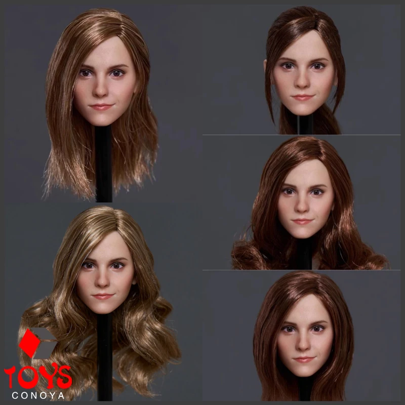 

Z6TOYS ZC012 масштаб 1/6, Emma Watson, подвижные глаза, голова, резьба, модель, подходит для 12-дюймовой женской фигурки солдата, куклы с загаром