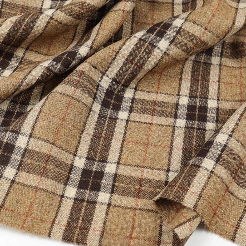 Wool Blanket Herringbone - قماش تويد منقوش من الصوف 100%