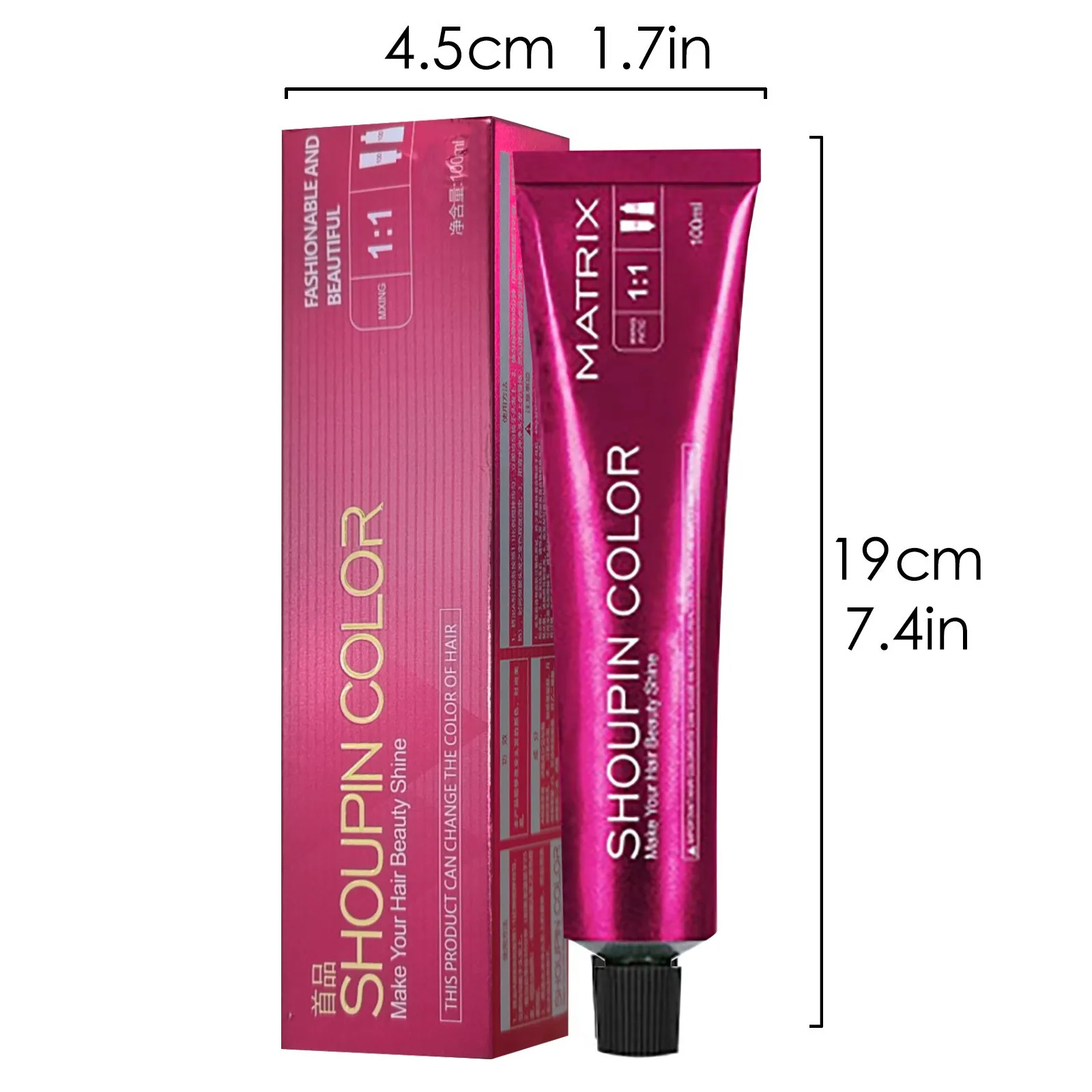 Champú temporal para teñir el cabello azul y negro vibrante: fórmula de depósitos por micropigmentos para teñir en casa sin salón
