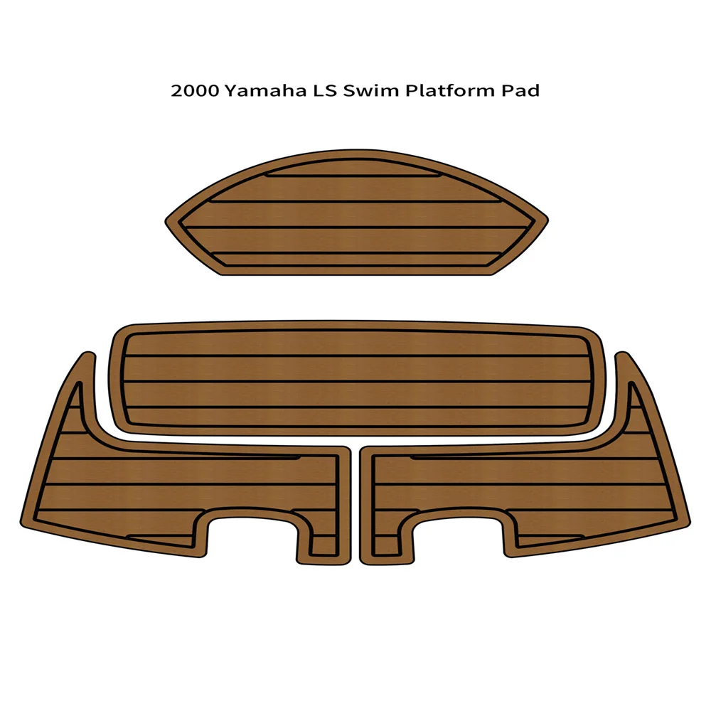 2000 Yamaha LS Swim Platform Pad Boat EVA Foam Faux Teak Deck Floor Mat Flooring