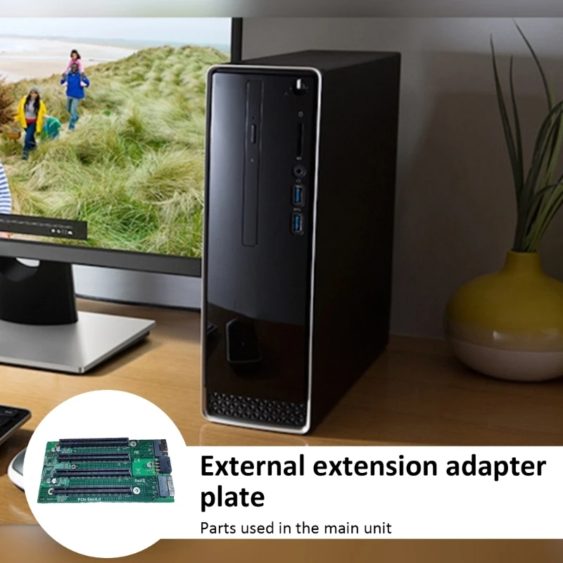 Pcie para SFF-8654 8i adaptadores cartão SFF-8654 8i para cartão extensão pcie dropshipping