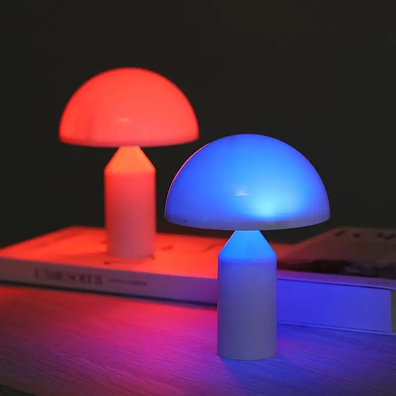 

Creative Mushroom Night Light Touch Sensing Patting Light Bedroom Bedlight Atmosphere Light Home Decoration Desktop Ornament