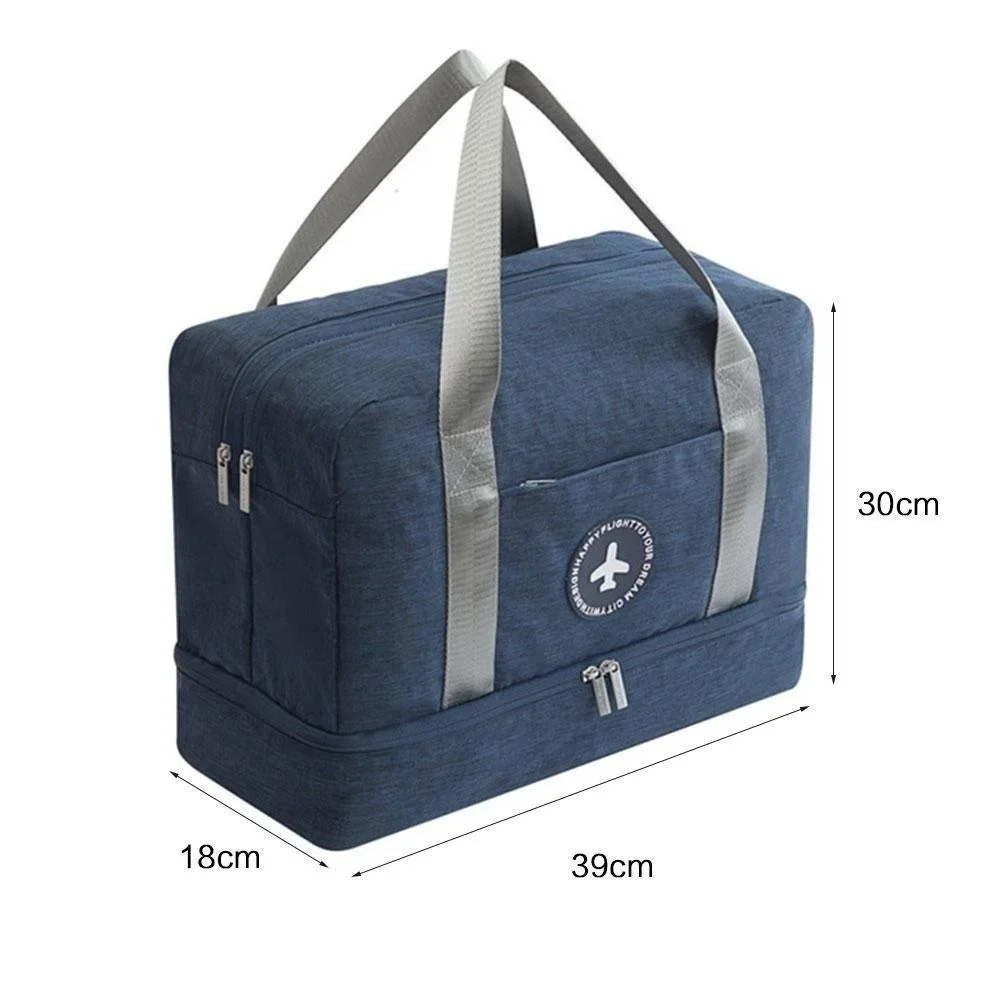 KISMIS Reise-Aufbewahrungstasche, Trocken- und Nasstrenntasche, tragbare Strandtasche, Schwimmen, Fitnesstasche, Aufbewahrungstasche – Detail 8