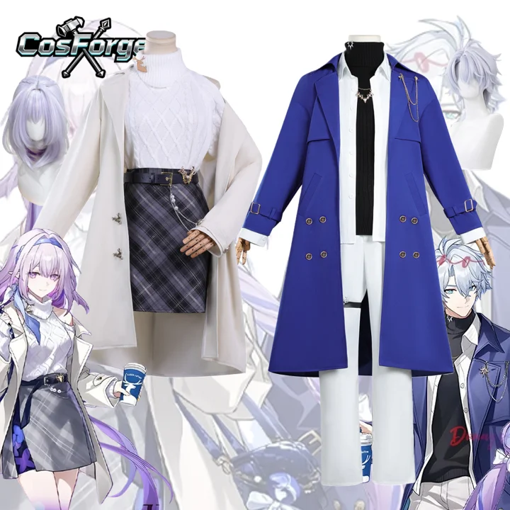 

Хэллоуин Castorice Косплей Костюм Парик Игра Honkai: Star Rail Co-Luckin Одежда для ролевых игр Женская повседневная одежда для взрослых Мужчин Женщин