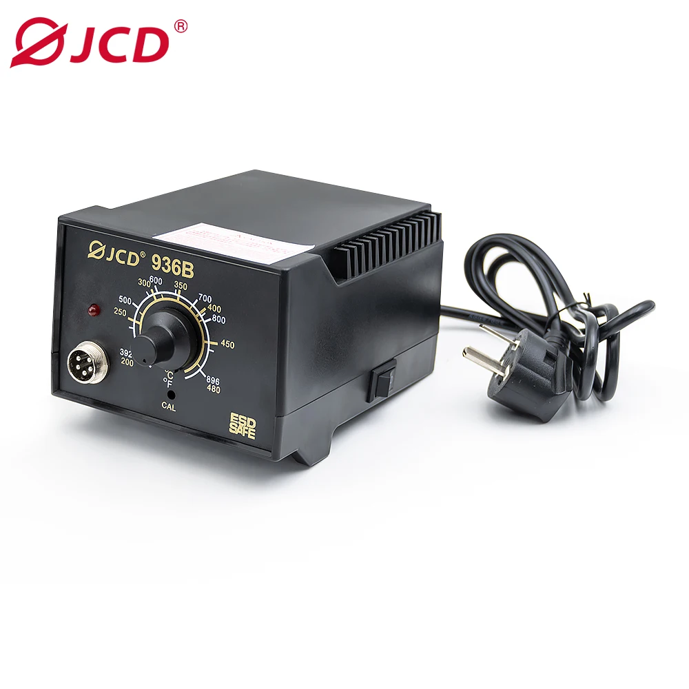 JCD Repaid Heating Soldering Iron Staion Compatibled Solder Iron Handle Electronic Welding Rework Station 936B-7TK