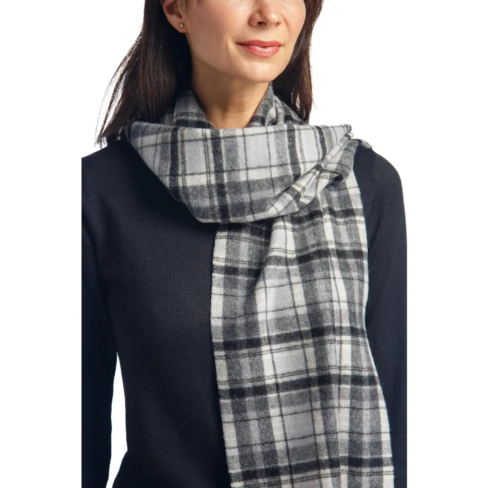 وشاح من الكشمير الخالص بنسبة 100% للنساء - دفء وأناقة شتوية فاخرة #4