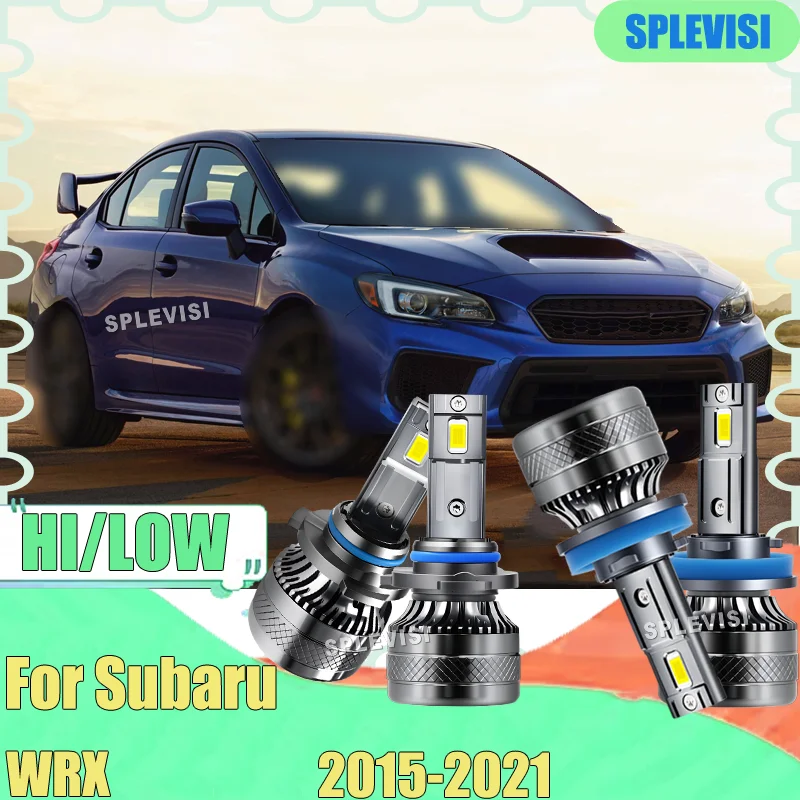 

LED 12V CANBUS Ready Turbo LED Car Headlight Headlamp Bulbs CSP 3570 Chips For Subaru WRX 2015-2021 2016 2017 2018 2019 2020