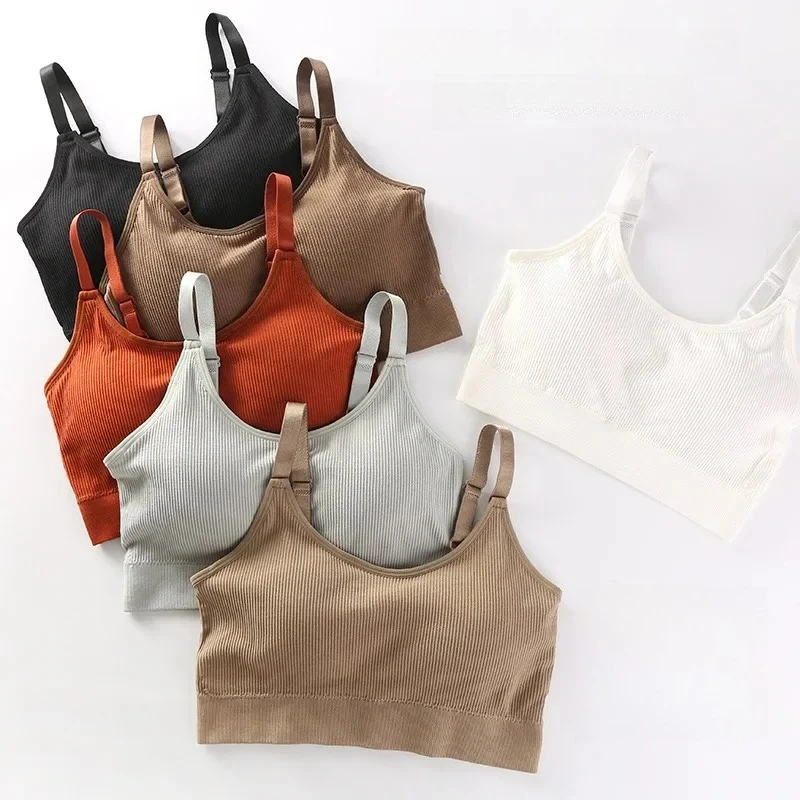 Sexy Seamless Brassiere Bras for Women Full Cup Breathable Bralette Wire Free Sleep Bra Tube Top for Sports High Quality