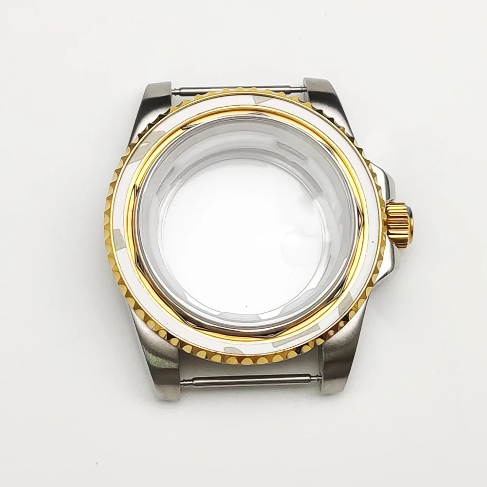 تحويل الساعة 304 حافظة من الفولاذ المقاوم للصدأ ملحقات الساعة حافظة زجاجية خام حافظة ميكانيكية مقاومة للماء