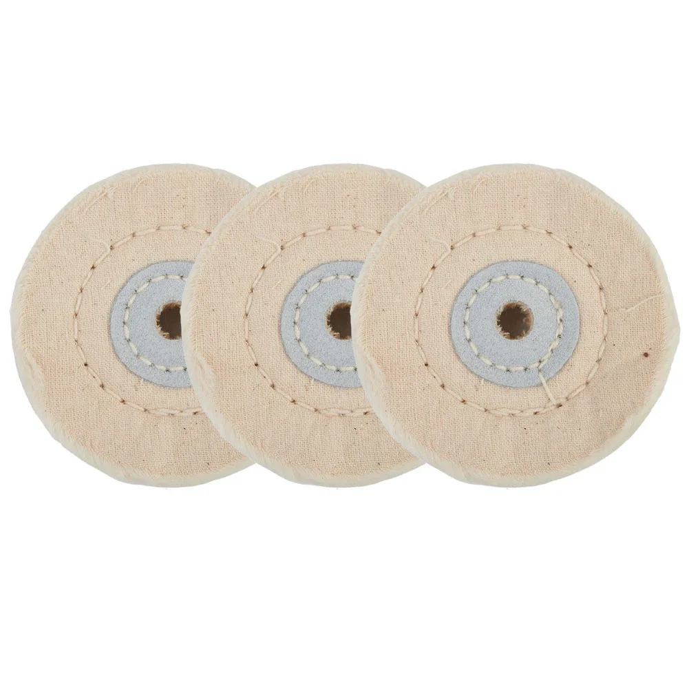 

Cloth Buffing Polishing Wheel 3inch Pack of 3 Achieve Flawless Polish for Jewelry Ornaments and Precise Products