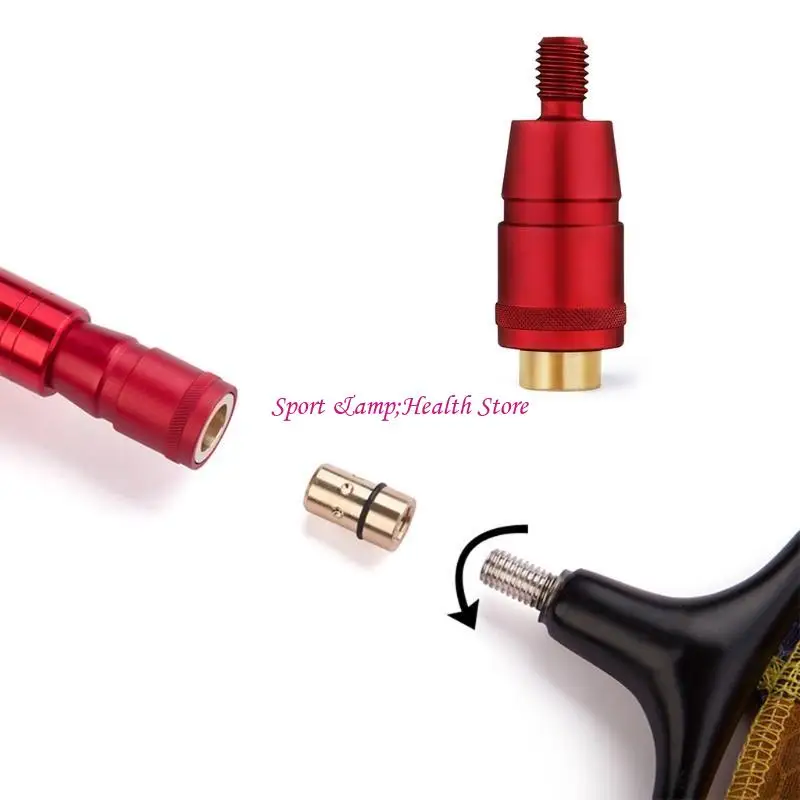 1pc سبيكة الألومنيوم موصل صيد صيد موصل صيد 8 ملم مسامير إطلاق سريع لشبكة محول الرأس خفيفة الوزن