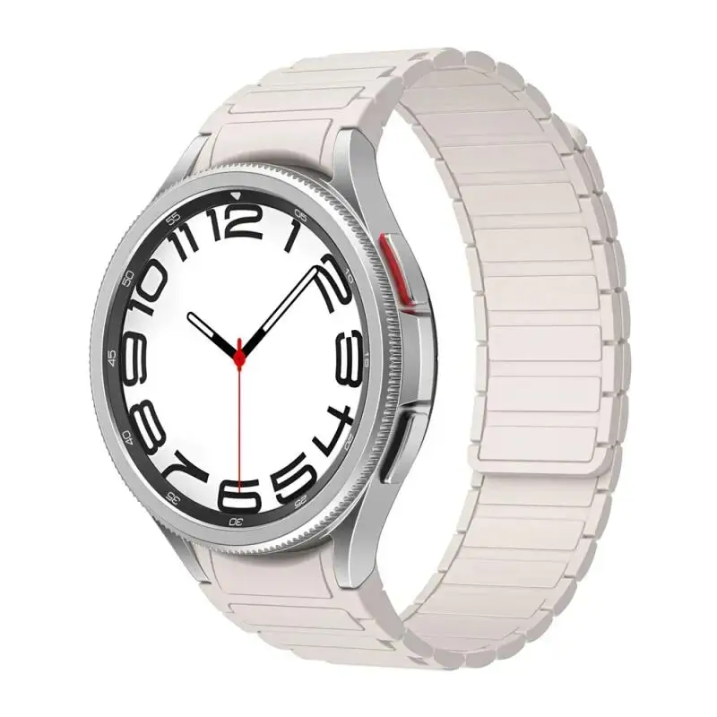 Keine Lücken 20 mm Silikon-Magnetband für Samsung-Uhr Galaxy 7 6 5 4 44/40 mm 6Classic 43 mm 47 mm 42/46 mm Armband 5Pro 45 mm Armband – Detail 22