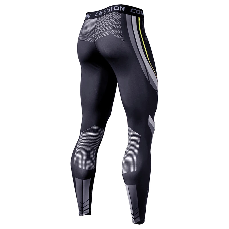 2022 Running Leggings Men Sportswear Compression Pants Quick Dry Jogging Workout Training Tights Man Sport Gym Fitness Leggings