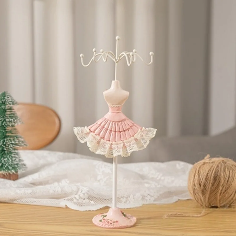 

Стойка-органайзер, модель платья, стеллаж для выставки товаров ювелирных изделий, кольцо, ожерелье принцессы, подставка для манекена, кружевная роза