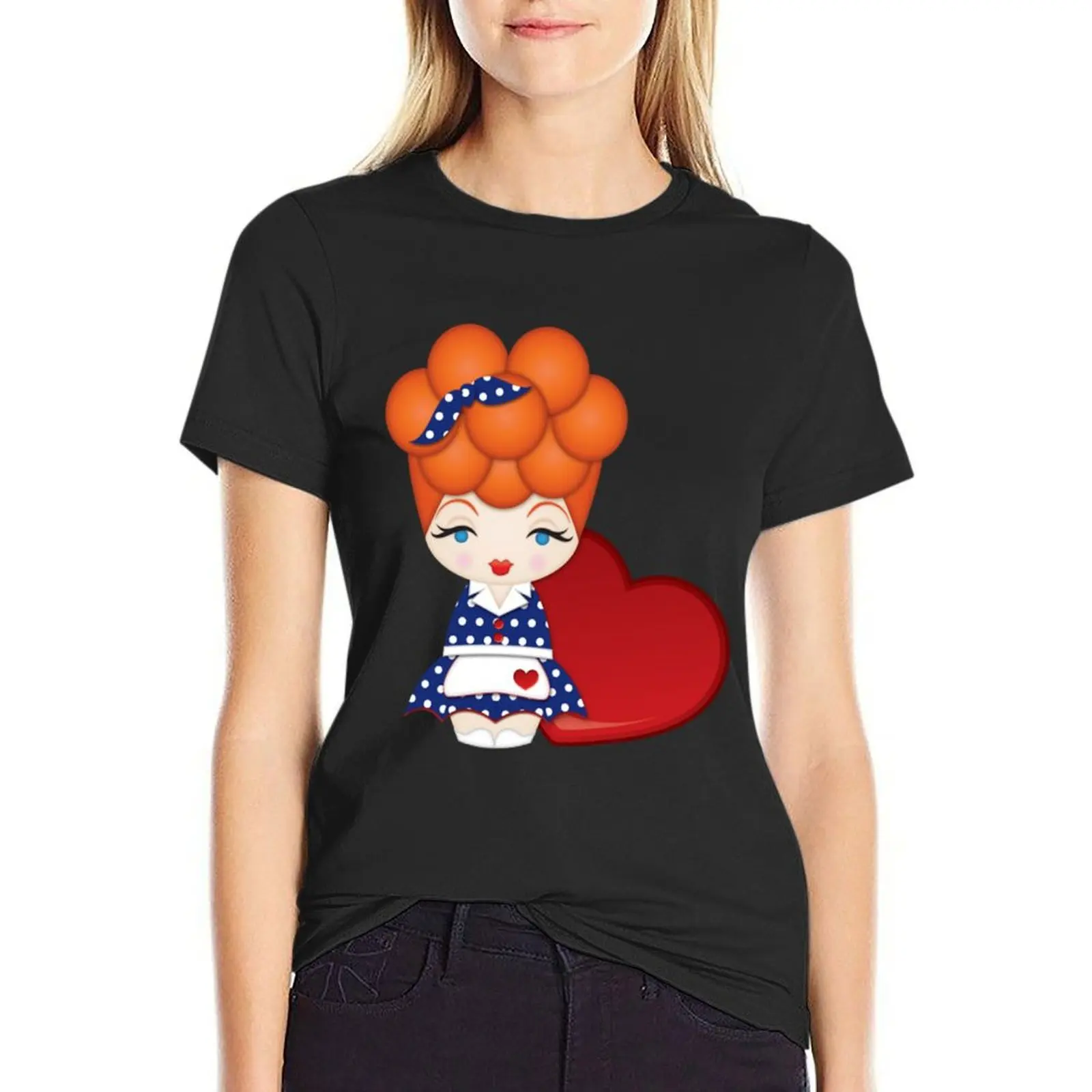 I Love Lucy T-Shirt sweat blanks female ariat shirts for Women