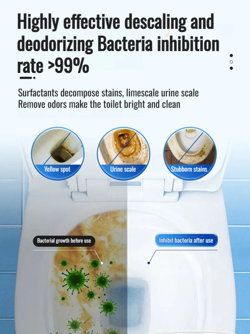 【wholesale】Long Lasting Automatic Bottled Water Toilet Bowl Cleaner