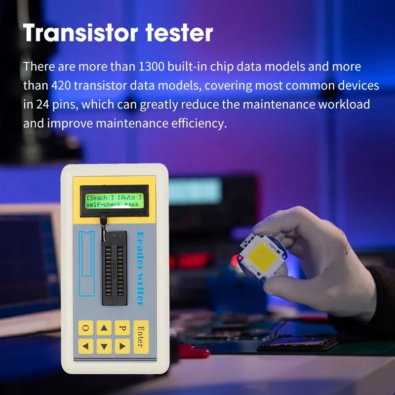 Integrated Circuit Tester Multi-Function Portable Convenient IC Tester Transistor Ntegrated Circuit IC Tester