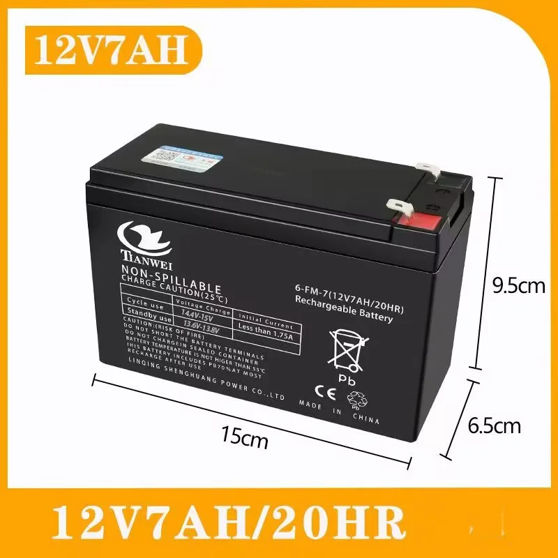 Nieuwe 6V 12V Oplaadbare Batterij Voor Kinderen Elektrische Voertuigen Speelgoed Auto's Motoren Kinderwagens Batterij 5Ah 7Ah 8Ah 12Ah