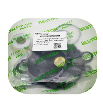 

AT13 LPG Evaporator Repair Kit Diaphragm Rubber Pad Seal Ring Set For Autogas