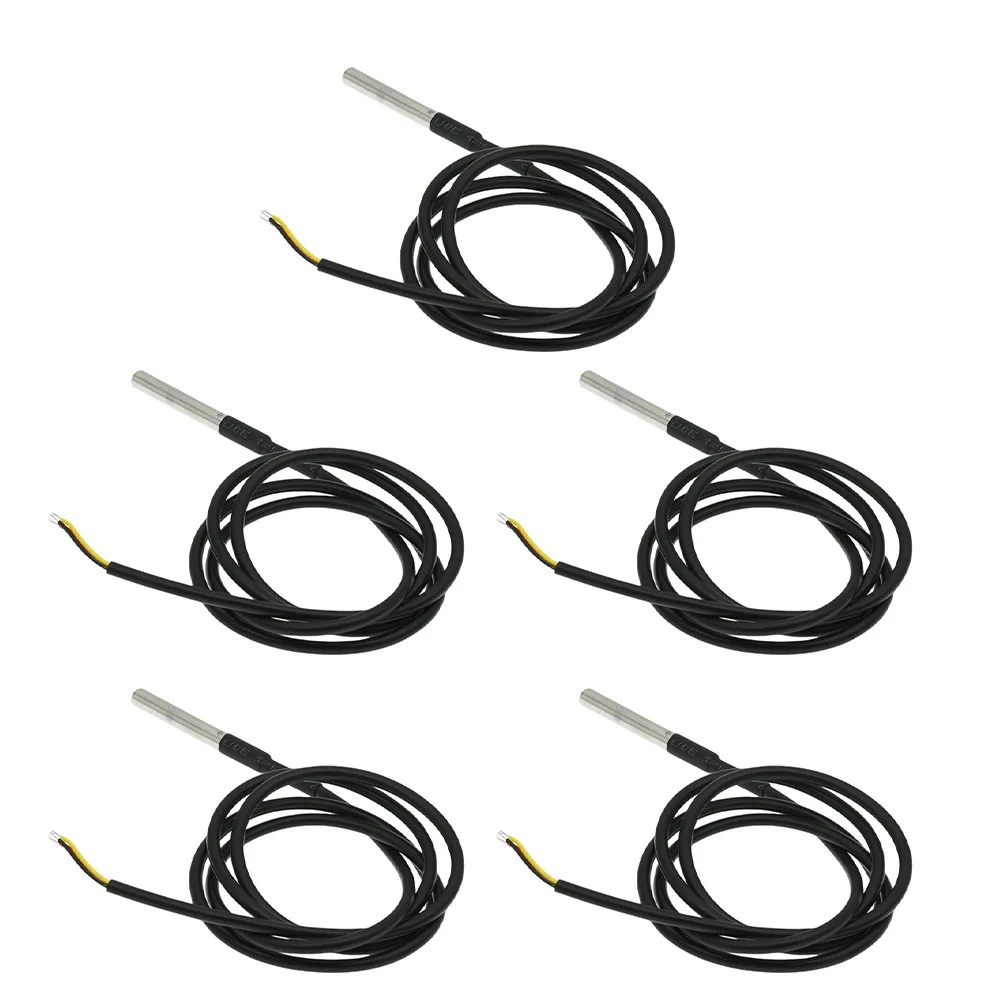 Waterproof 1-Wire For temperature Sensor with Adjustable 9-12 Bit Resolution for Embedded Systems and Automation