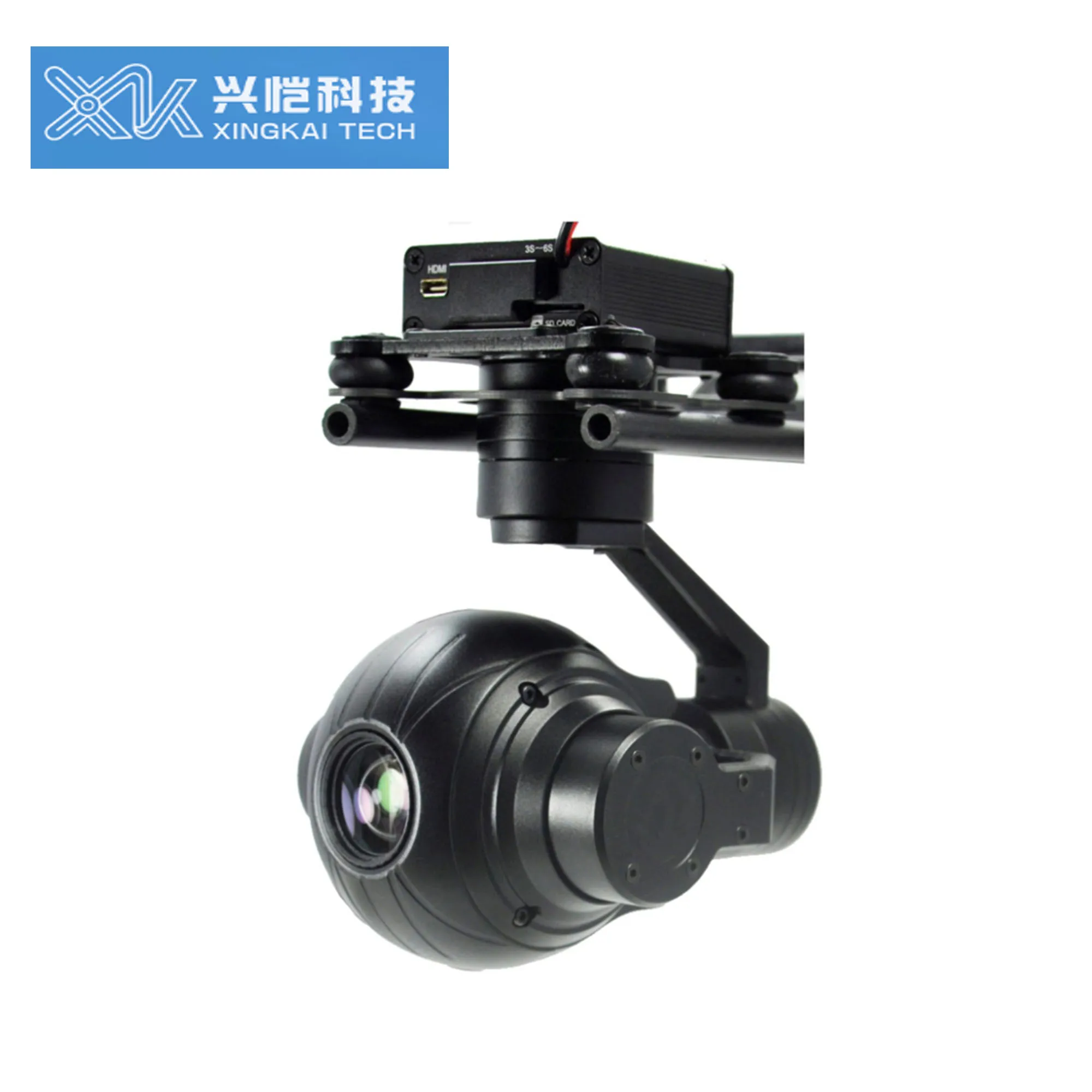 Surveillance Uav Camera 10X Optical Zoom Panoramic View Drone Gimbal Camera for Inspection UAS Dji