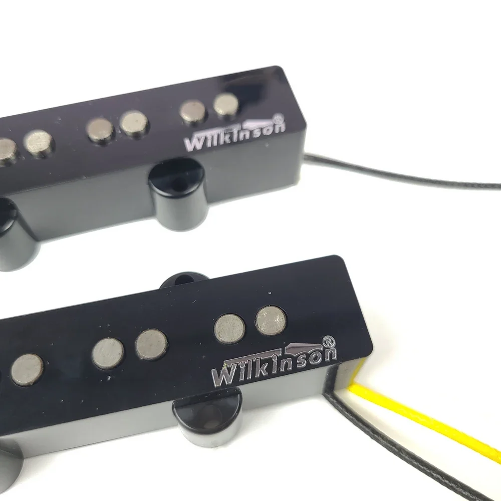 

Wilkinson WBJ N/B Vintage Style For JB jazz electric bass Guitar Pickup alnico pickups guitar accessories Set 1960