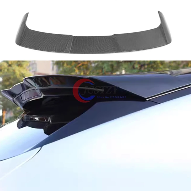 Ajuste para Xpeng G6, actualización de ala superior, apariencia de ala trasera deportiva, ala de viento fija de fibra de carbono, piezas de modificación Exterior de coche