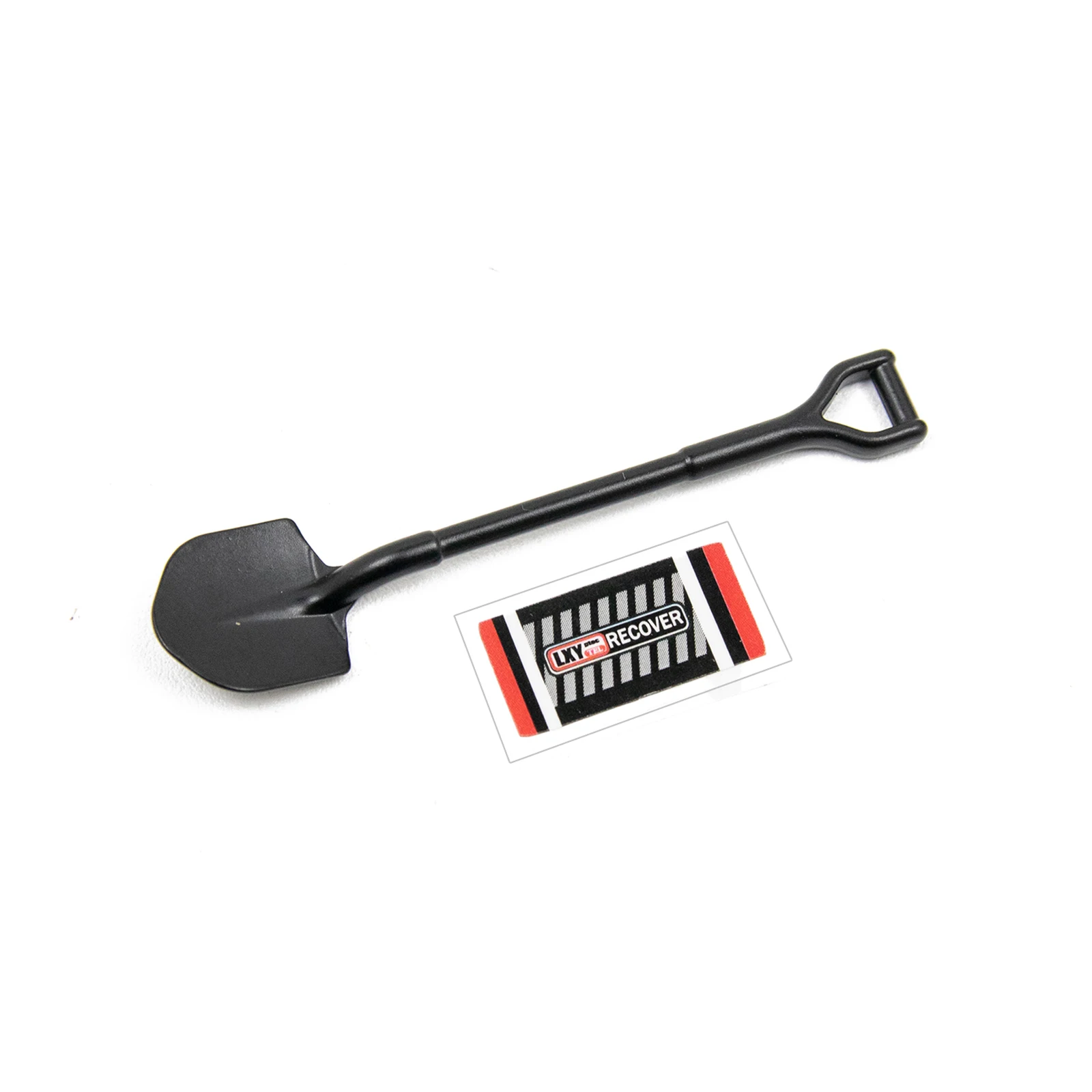 Exquisite Charcoal Black metal shovel for 1/10 1/18 1/24 RC Crawler Car SCX24 AX24 TRX4M FCX24 E