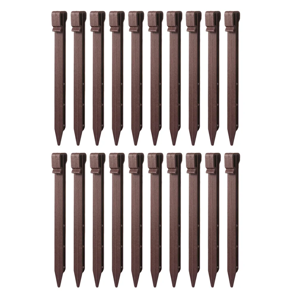 

20 Pcs Accessories Tent Pegs Stakes Plastic for Outdoor Decorations Camping Tarp