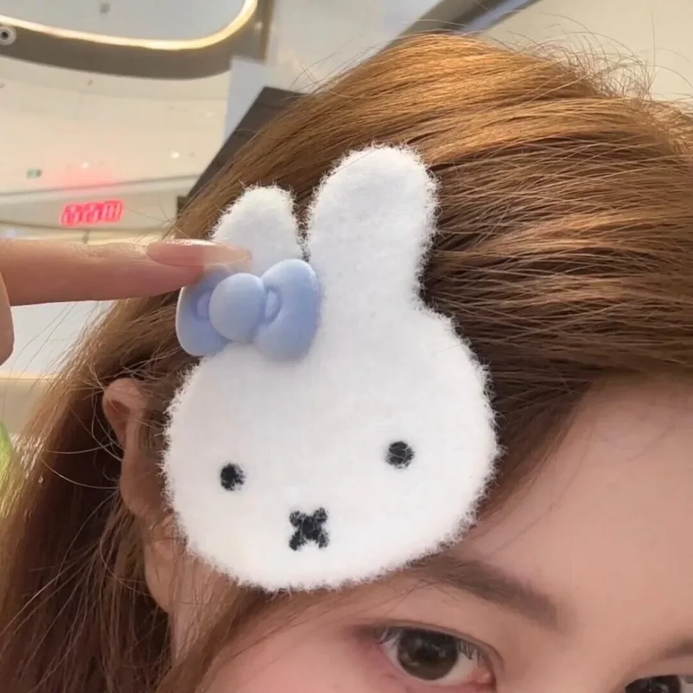 

Miffy Kawaii Cartoon Bangs Sweet Girl Traceless Magic Tape Hair Accessories Photography Decoration Cute Gift Toy