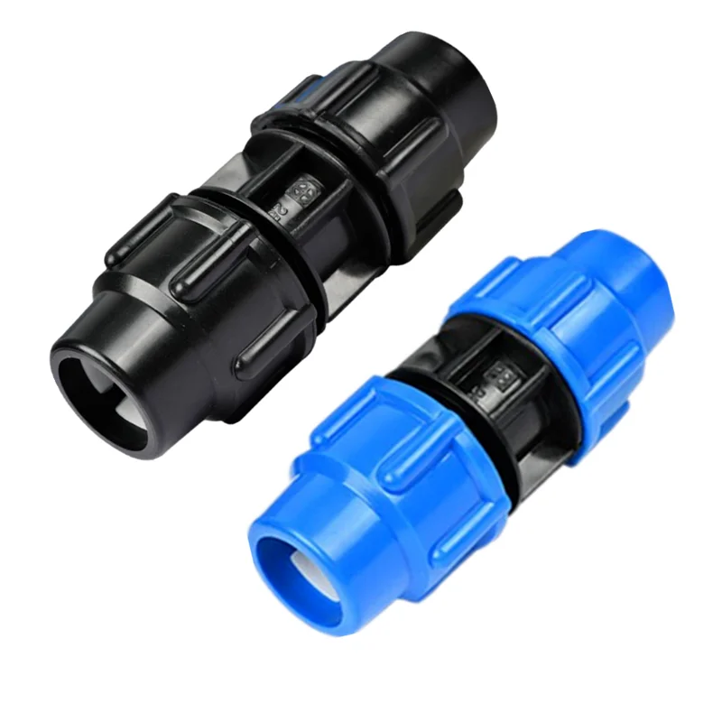 PE pipe fittings PE pipe quick joint pipe fittings tap pipe direct 20/25/32/40/50/63mm Fast Joint Tap Water Irrigation
