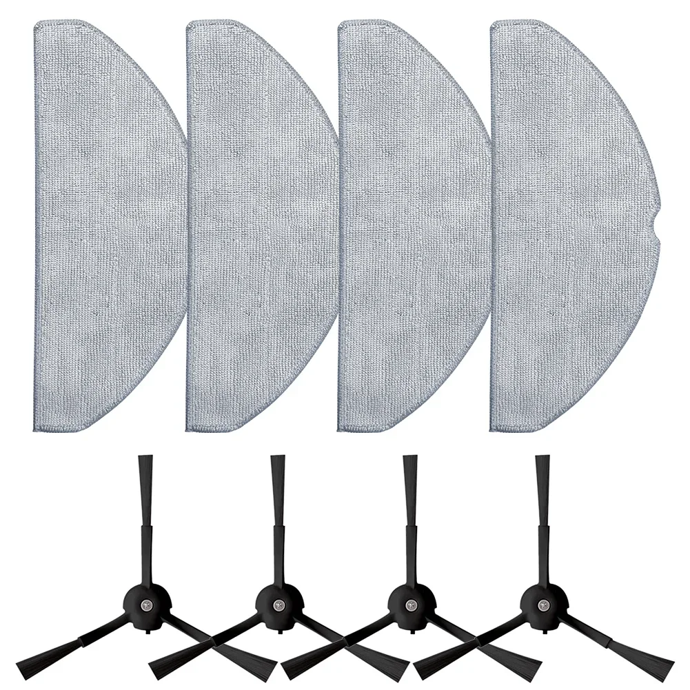 

Mop Cloth and Brush Replacement Set Compatible with For Tapo RV20/30 Series Vacuums Exceptional Cleaning Power