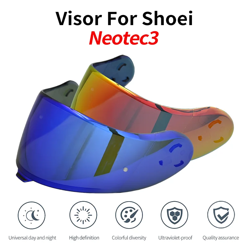 

Neotec 3 CNS-3C Motorcycle Helmet Visor Full Face Replacement for SHOEI Neotec3 CNS-3C visor Moto Interchangeable High Quality