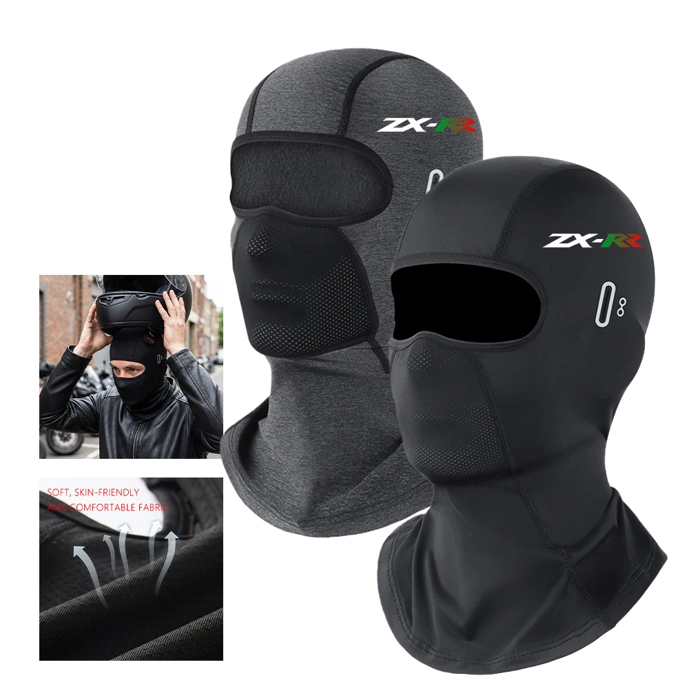 Motorcycle Balaclava Summer UV Protection Breathable Winter Warm For Kawasaki  ZX-RR ZX6R ZX4R ZX10R ZX25R ZX14R ZX12R ZX10RR