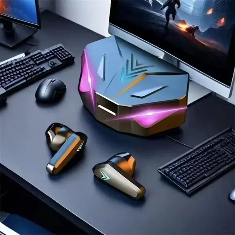 TWS Earphones Bluetooth Wireless Gamer Headphones 65ms Low Latency Earbuds Fone Gamer Headset Gamer With Mic Handfree image 2