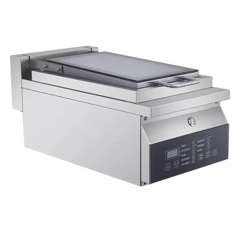 

Automatic frying dumpling machine Commercial pot sticker Raw cast iron pot sticker furnace Electric water frying bag Intelligent