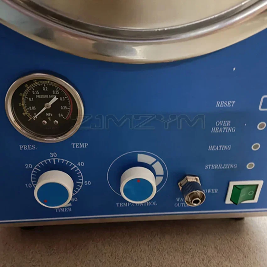 24L Laboratory Benchtop Autoclave denta Steam Sterilizer 134℃ Table Type Steam Sterilizer denta Autoclave Lab Hospital Use