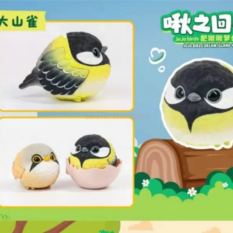 Asli Jojo Bird Dream Island Seri 4 Kotak Buta Figur Jojo Gemuk Hadiah Mainan Ornamen Kotak Misterius Periferal Burung Kawaii